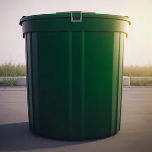 Recyclable Bin: Plastic and Metal Waste Container