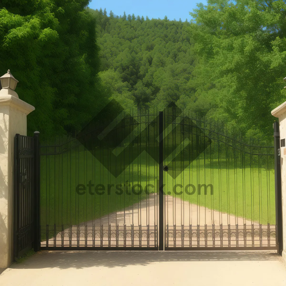 Picture of Architectural Baluster Fence: Elegant Building Support