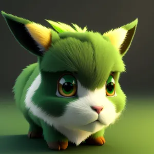 Adorable Fluffy Kitty with Expressive Eyes