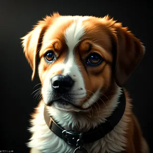 Adorable Purebred Golden Retriever Puppy with Leash