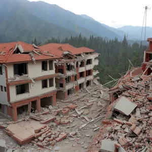 Mountainous Skyline: Charming Old Town Architecture.