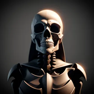 Spooky Skeleton Mask: Terrifying Automaton of Death