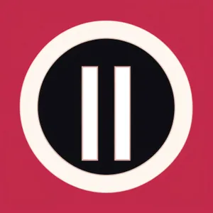 Glossy 3D Bank Icon Button for Web Design