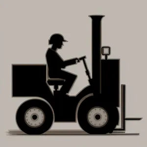 Bass Forklift 3D Vehicle Image