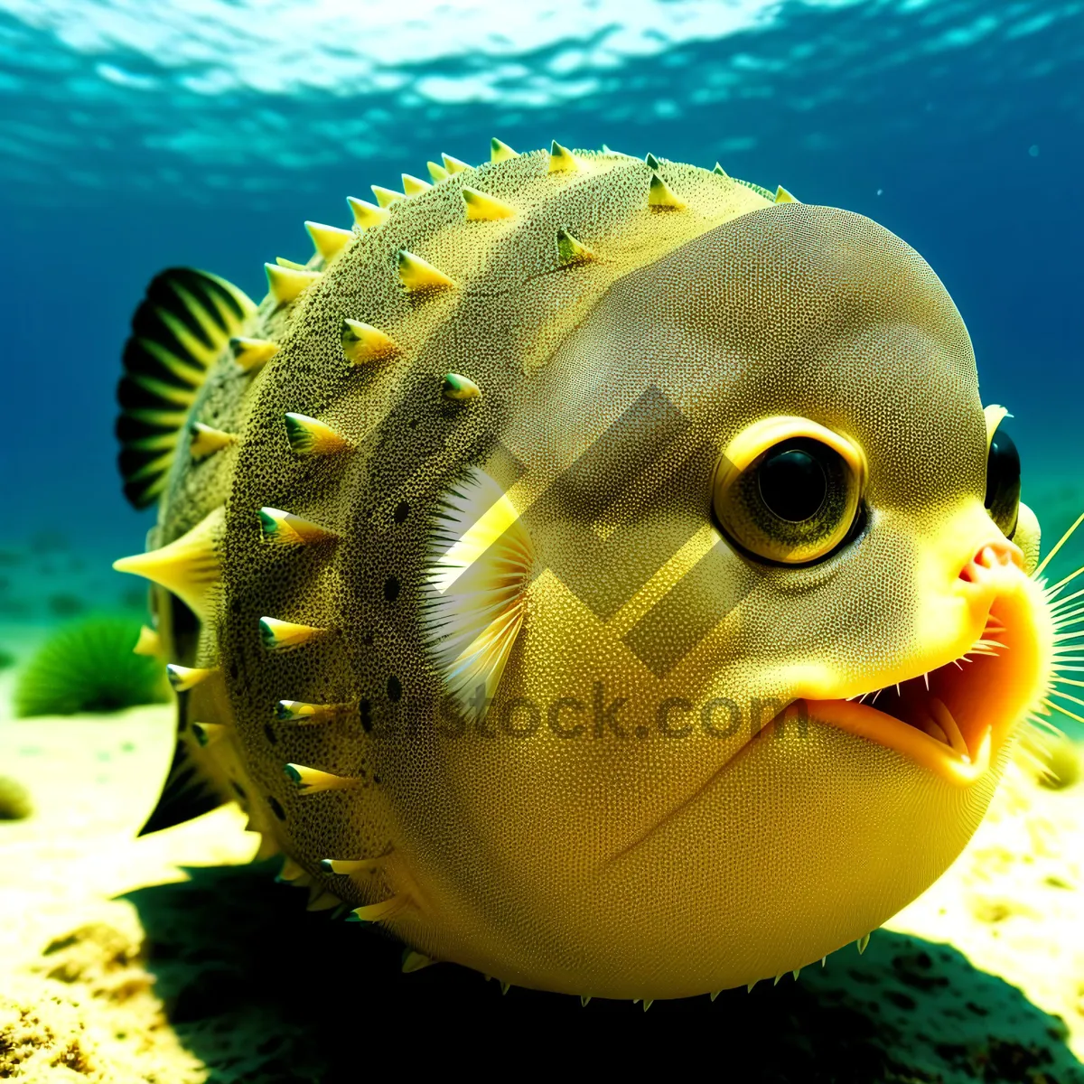 Picture of Colorful Coral Reef Fish in Tropical Ocean