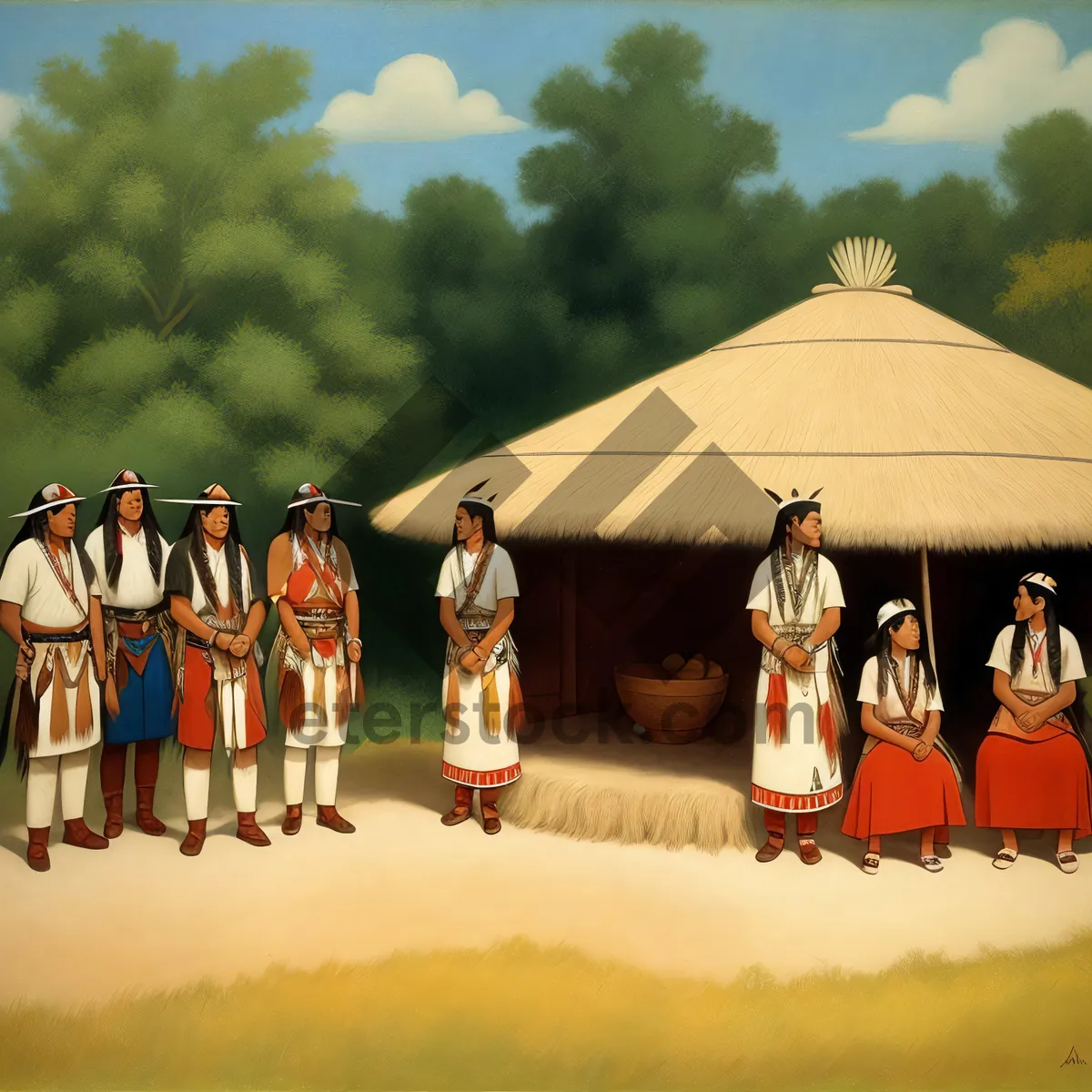 Picture of Beachside Bliss: Canvas Yurt for Ultimate Summer Getaway