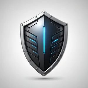 Graphic design icon button shiny gem