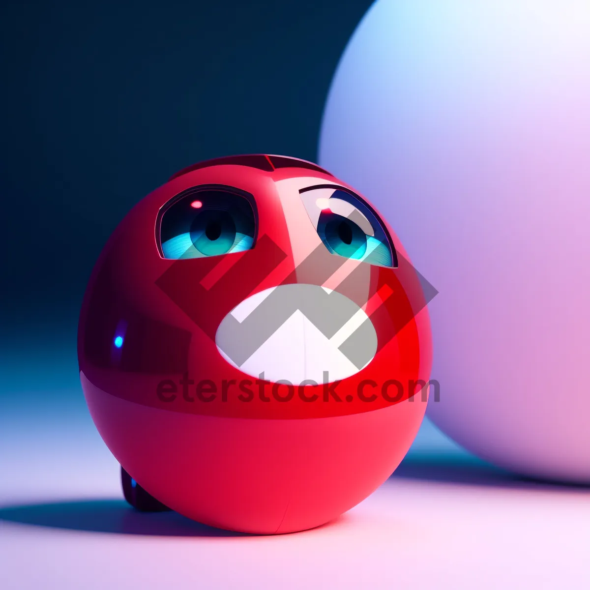 Picture of 3D Sphere Icon - Ball Competition Sport Symbol