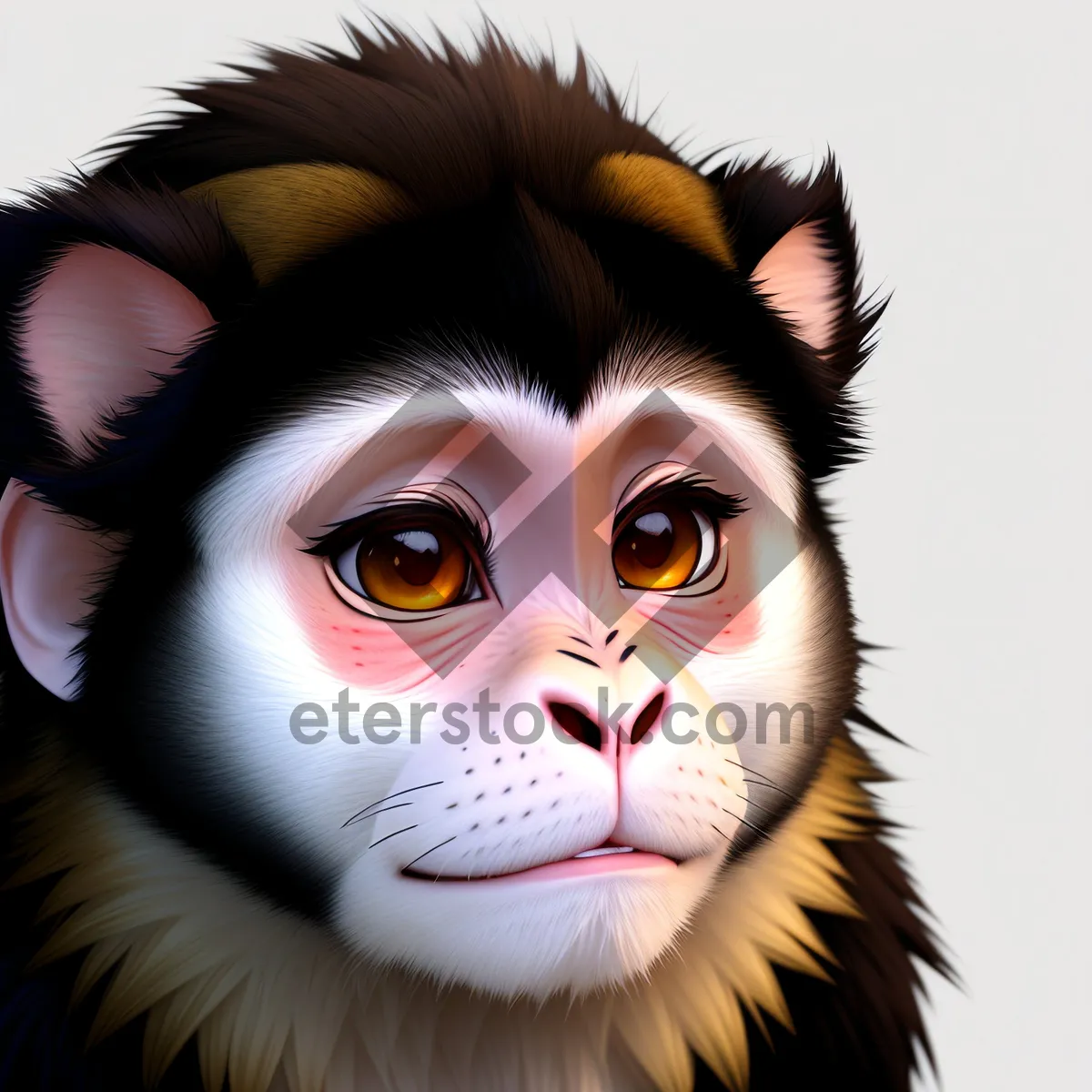 Picture of Mysterious Feline with Alluring Gaze