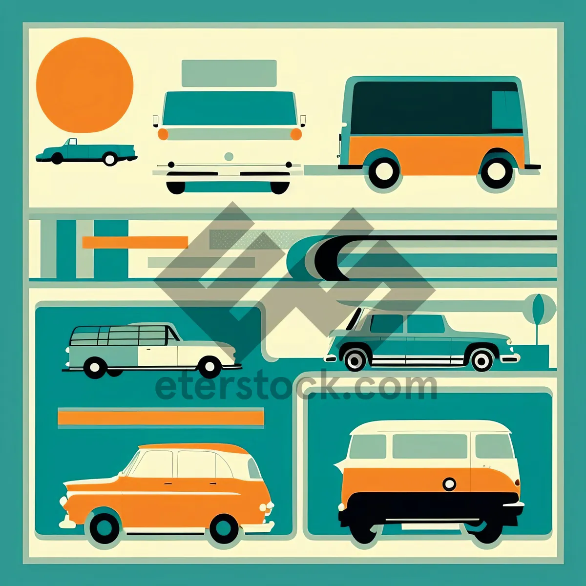 Picture of Shiny business web icons set