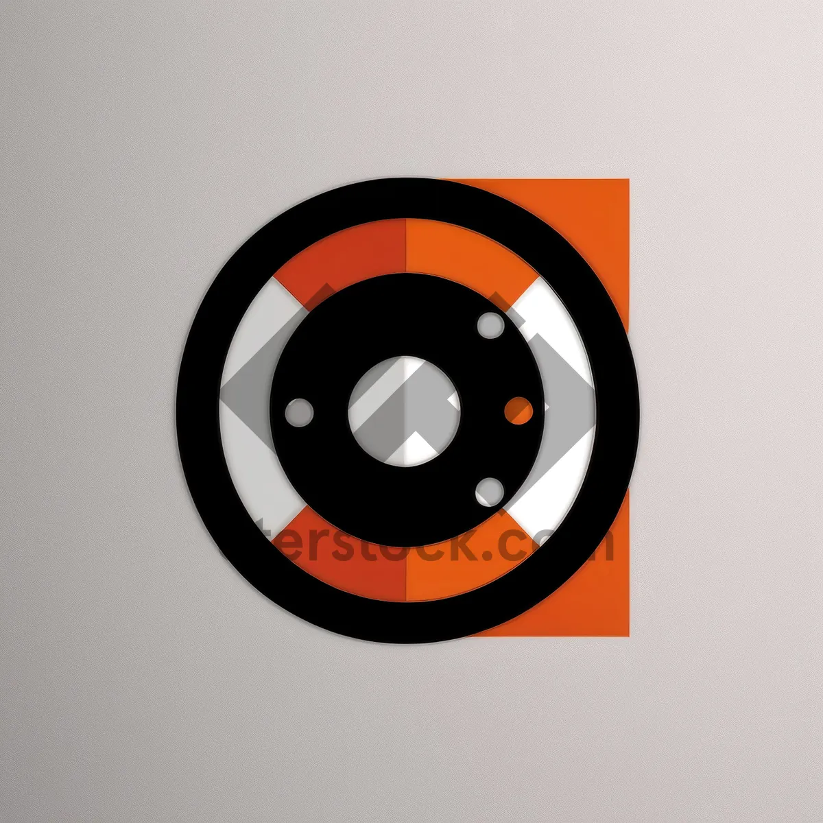 Picture of Tech Data Circle Icon: Music Video Disk Design