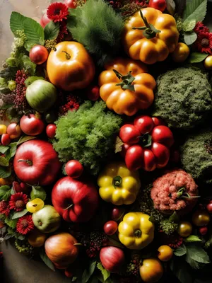 Vibrant Harvest: Fresh, Healthy Fruits and Vegetables