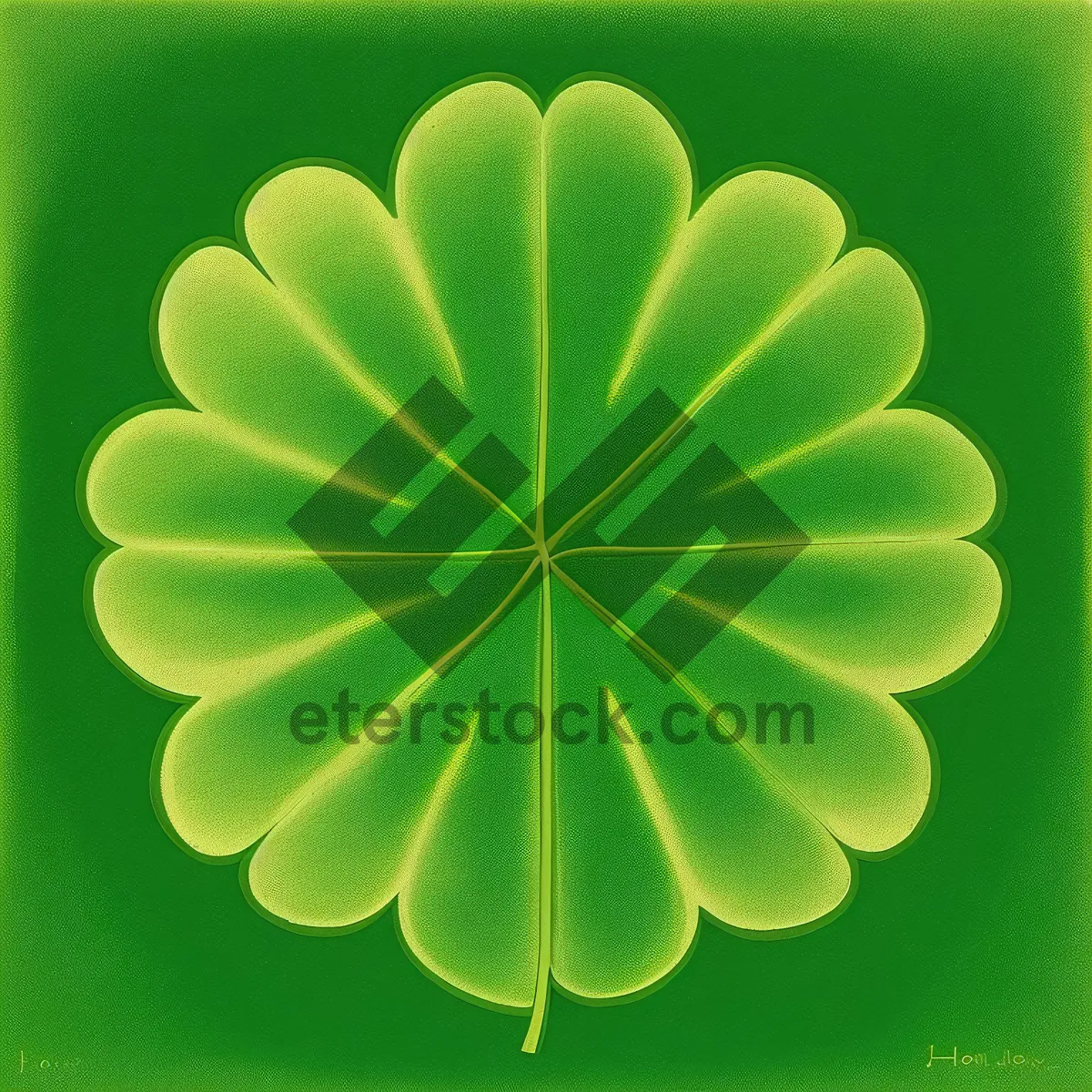 Picture of Clover Leaf Pattern with Light Design