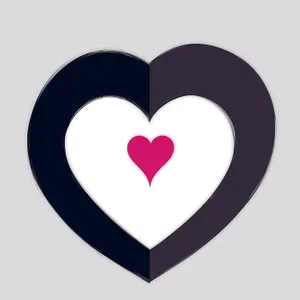 Romantic Heart Symbol: Love Celebration Icon