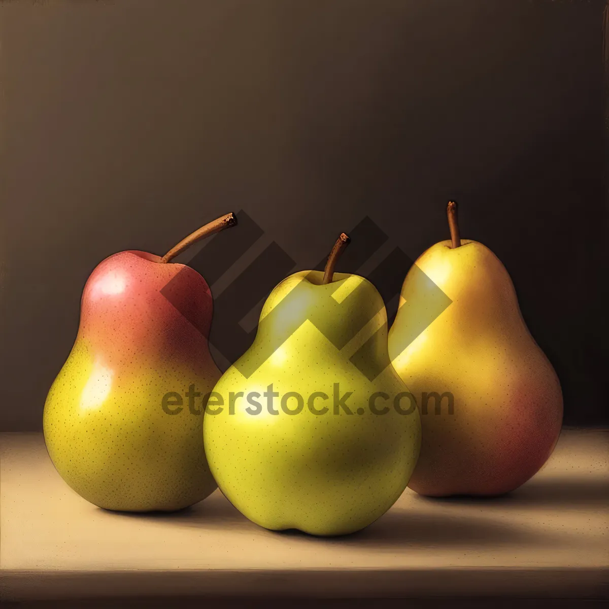 Picture of Juicy Apple and Anchovy Pear: Fresh and Nutritious Fruits