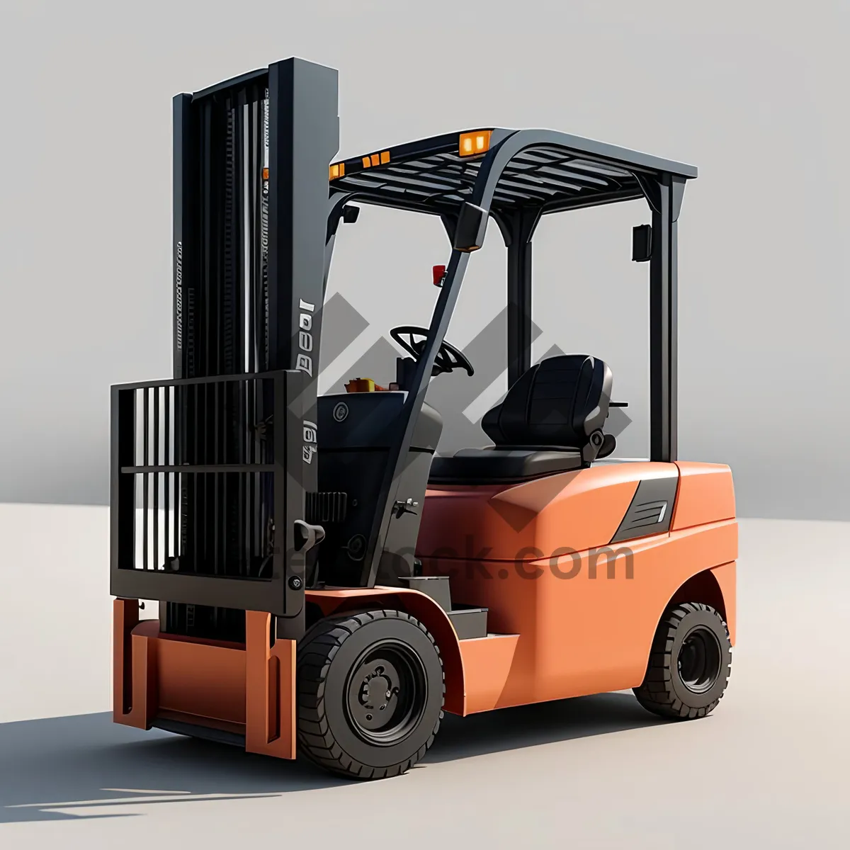 Picture of Heavy-duty Industrial Forklift Truck for Efficient Cargo Transportation