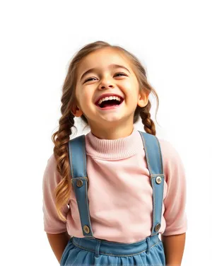 Professional businesswoman with cheerful smile on phone call.