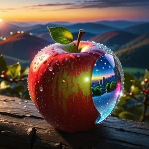 Healthy and Delicious Red Apple for Festive Eating