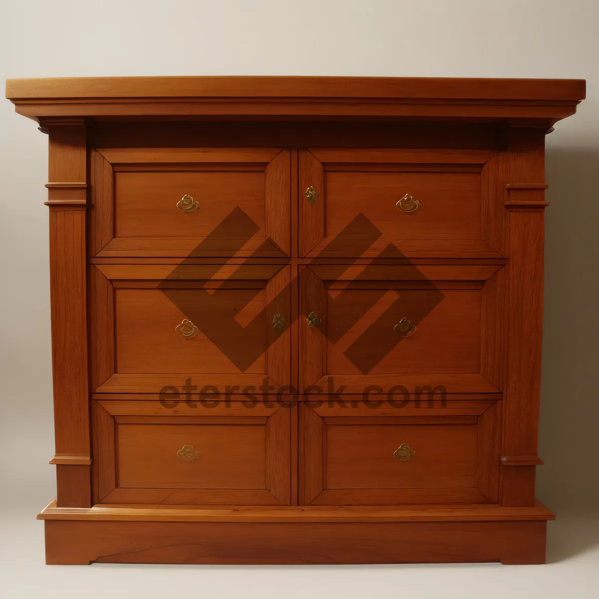 Picture of Antique Wooden Chiffonier: Elegant Vintage Storage Solution