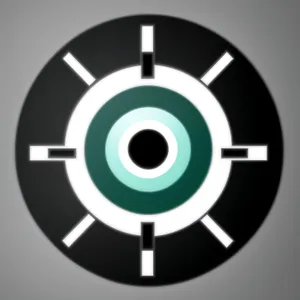 Shiny Black Circle Web Icon