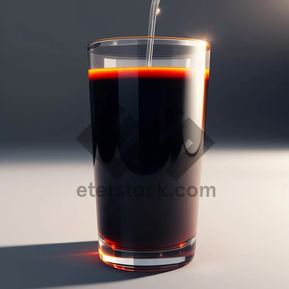 Picture of Frosty Glass of Refreshing Vodka Cocktail