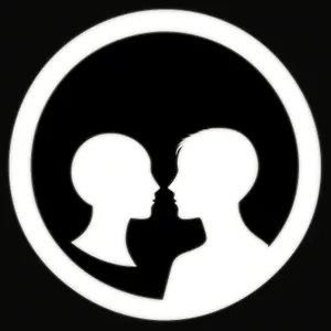 Black Poison Symbol: Silhouette Icon Set