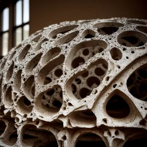 Honeycomb Structure: Intricate Gearing and Textured Framework