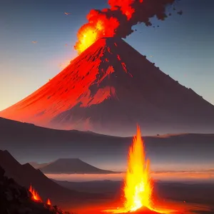 Volcano Inferno: Fiery Mountain Blaze