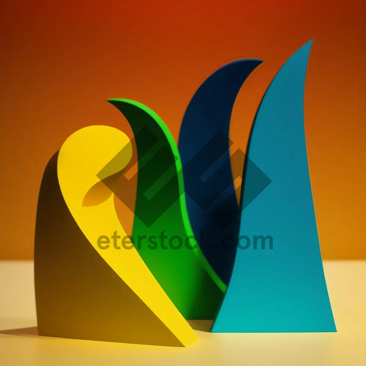 Picture of Abstract 3D Graphic Design Shape Icon