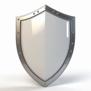 Graphic metal shield emblem icon design