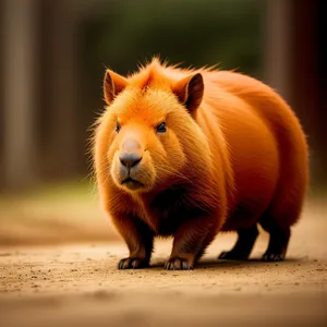 Wild Lion - Majestic Carnivore Roaming Safari Park