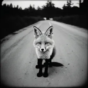 Playful Red Fox Staring with Cute Curiosity