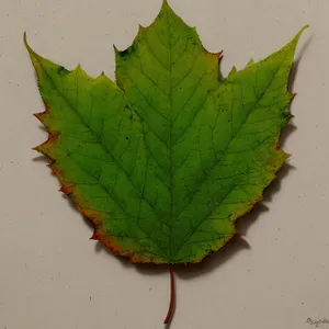 Vibrant Autumn Maple Leaf Close-up