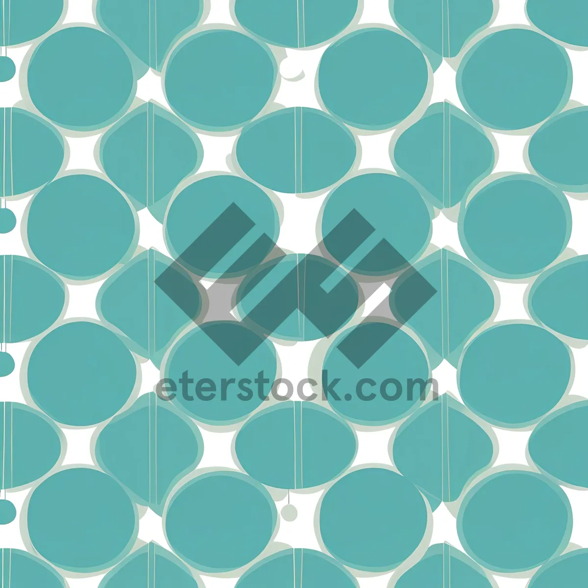 Picture of Geometric retro pattern design for modern wallpaper