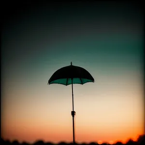 Protective Sky Canopy Sheltering from Rain