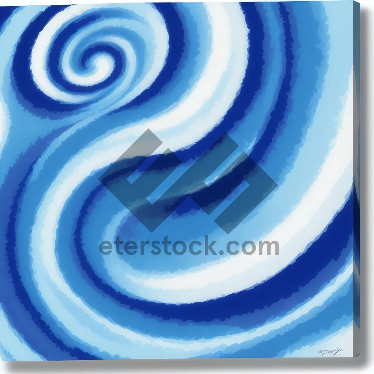 Picture of Abstract Spiral of Colors in Motion