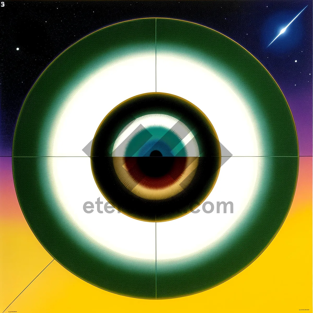Picture of Shiny Digital Audio Disk - Vibrant Rainbow Design