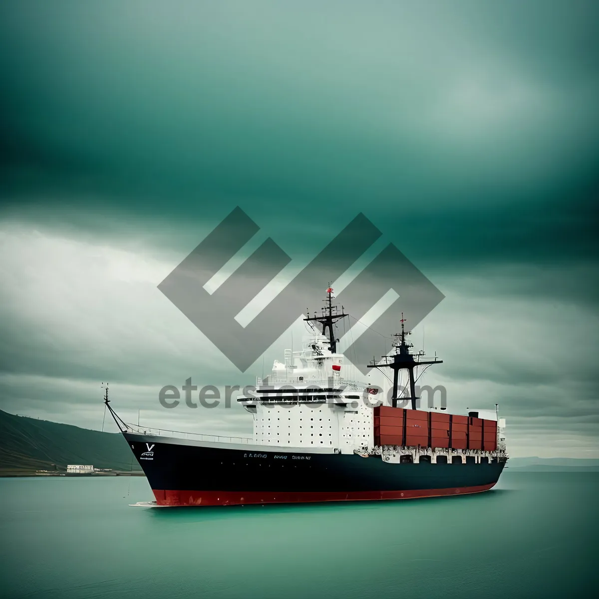 Picture of Maritime Cargo Ship at Port