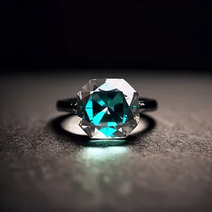 Elegant Gemstone Ring: Perfect Gift for Decoration.