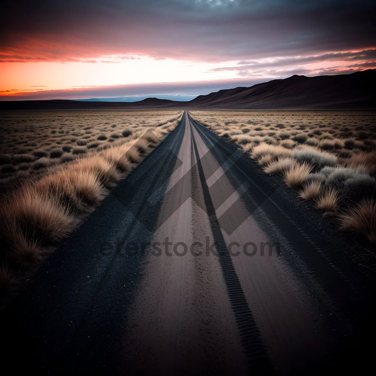 Picture of Golden Horizon: Serene Sunset Over Tropical Beach