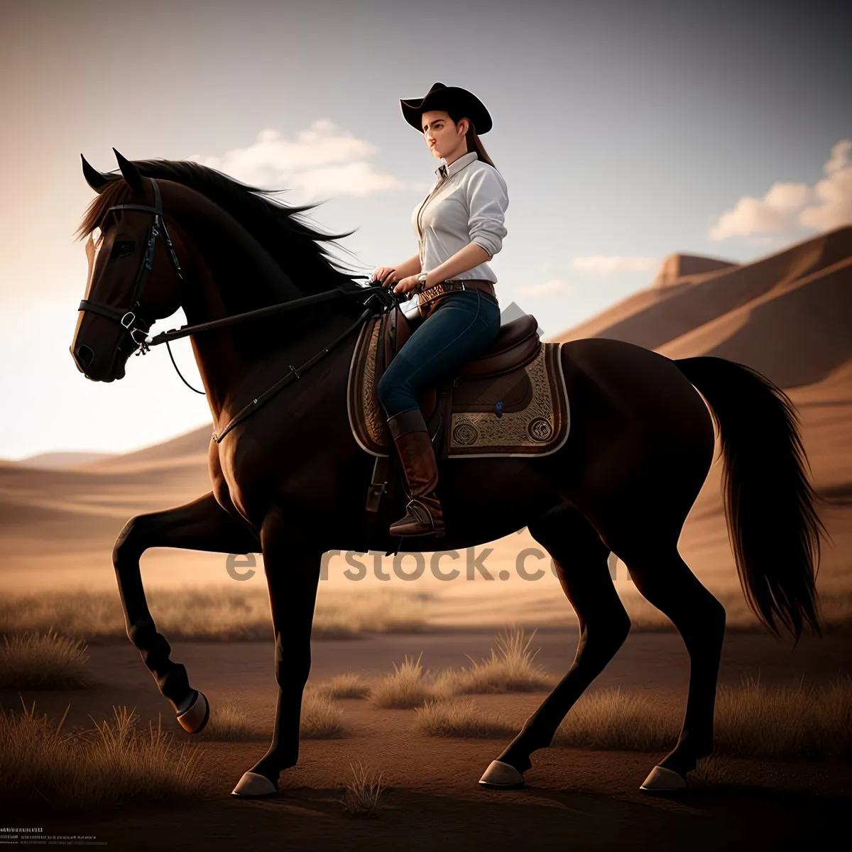 Picture of Stallion in Equestrian Sport
