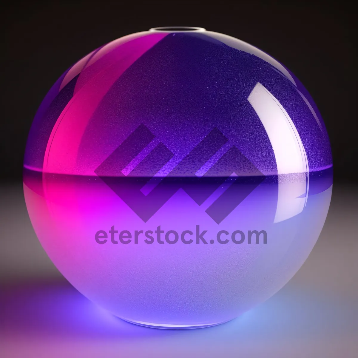 Picture of Shiny Glass Sphere Button - Web Design Element