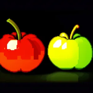 Glowing Autumn Pumpkin Sphere - Holiday Design