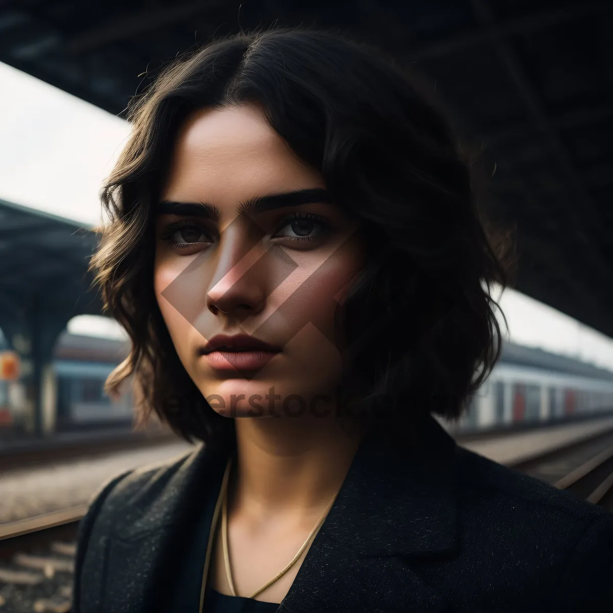 Picture of Stylish Businesswoman with a Confident Smile