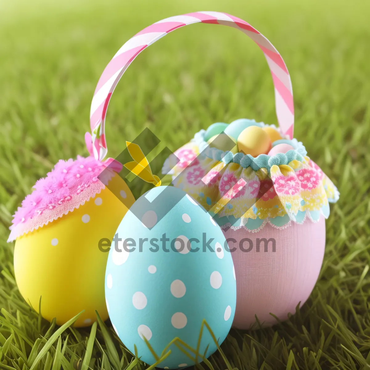Picture of Colorful Easter Egg Decoration on Bangle