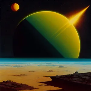 Sunset over the Serene Seascape