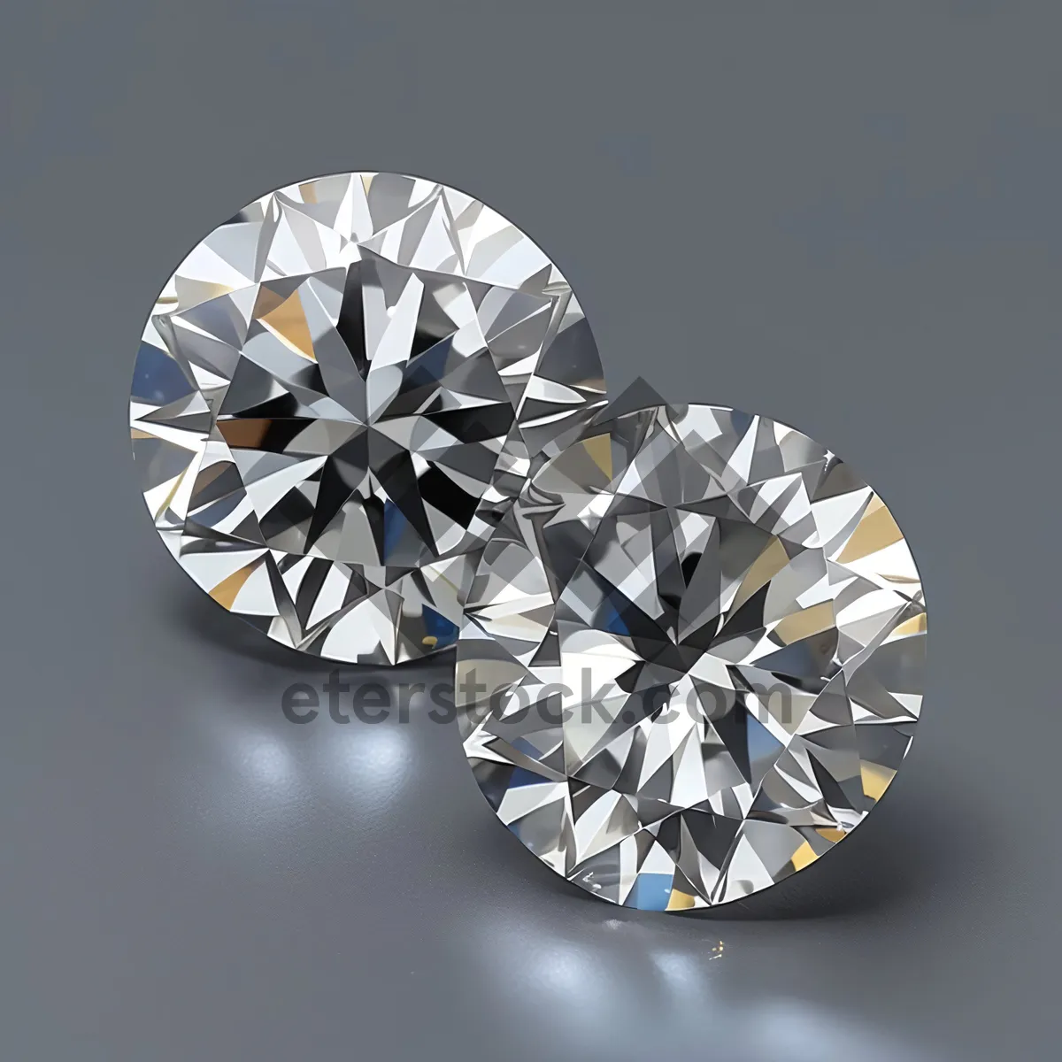 Picture of Dazzling Diamond Gem: Stunning Brilliance in 3D