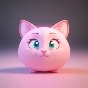 Pink Piggy Bank Saving Money for Wealth