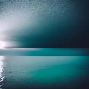 Sunset Reflection on Ocean Waves: A Serene Coastal Landscape