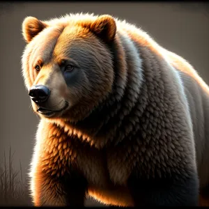 Wild Brown Bear: Majestic Mammal in Fur